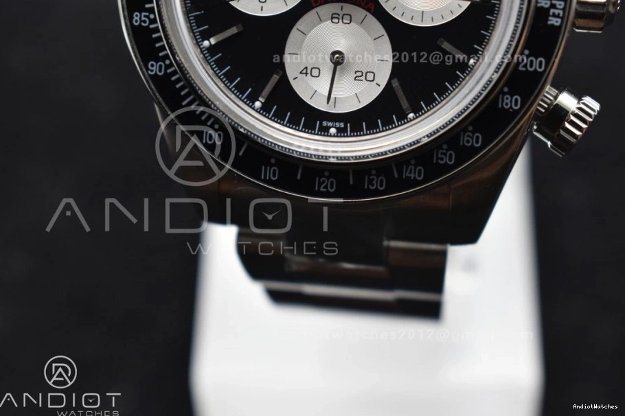 on A Bracelet White ADGF Comfortable Dial SS SS Best Black Edition 825 Daytona 0509